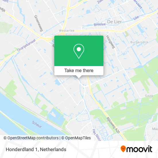 Honderdland 1 map