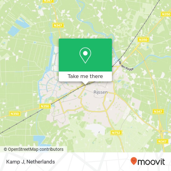 Kamp J, Molenstalweg 21 Karte