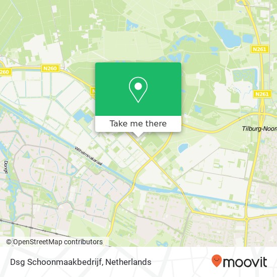 Dsg Schoonmaakbedrijf, Pallasstraat 36 map