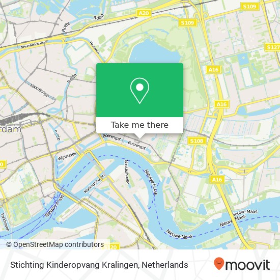 Stichting Kinderopvang Kralingen, Oostzeedijk Beneden 41A map