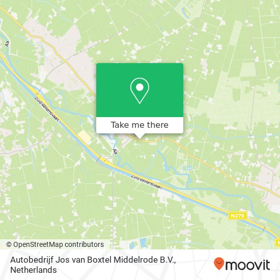 Autobedrijf Jos van Boxtel Middelrode B.V., Haffertsestraat 21 map