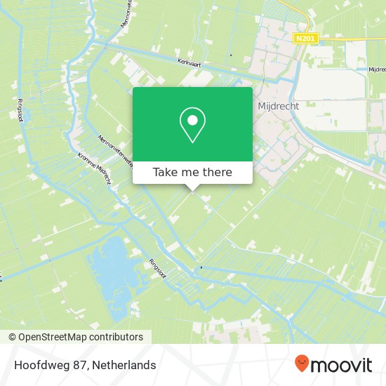 Hoofdweg 87, 3641 PR Mijdrecht map