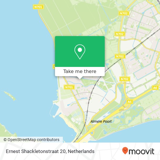 Ernest Shackletonstraat 20, 1363 KD Almere-Stad map