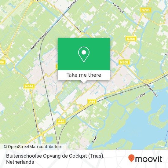 Buitenschoolse Opvang de Cockpit (Trias), Smirnoffstraat 15 Karte