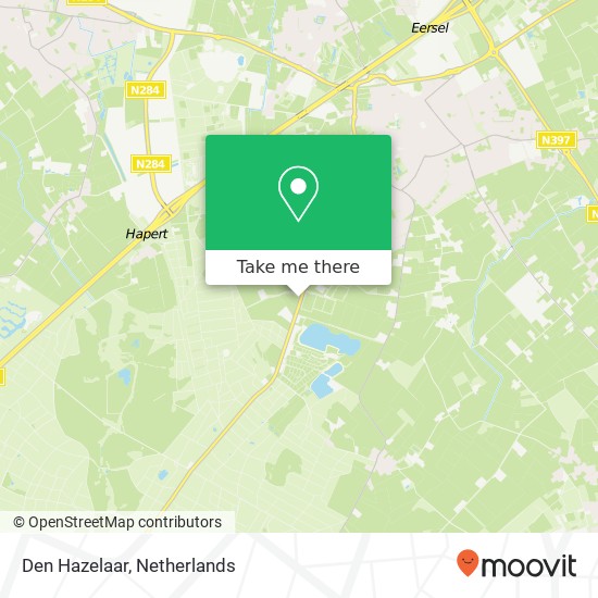 Den Hazelaar, Postelseweg 173 map