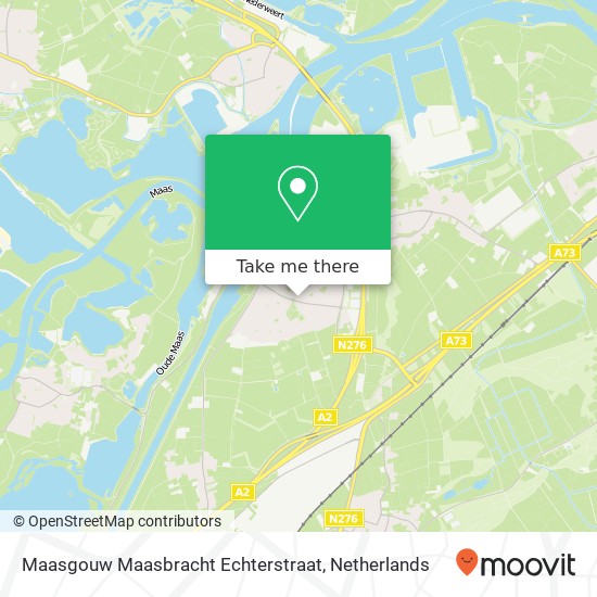 Maasgouw Maasbracht Echterstraat map