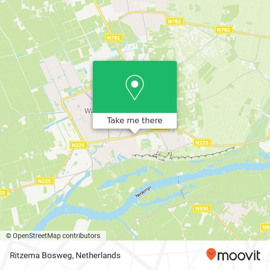 Ritzema Bosweg, 6706 AZ Wageningen map