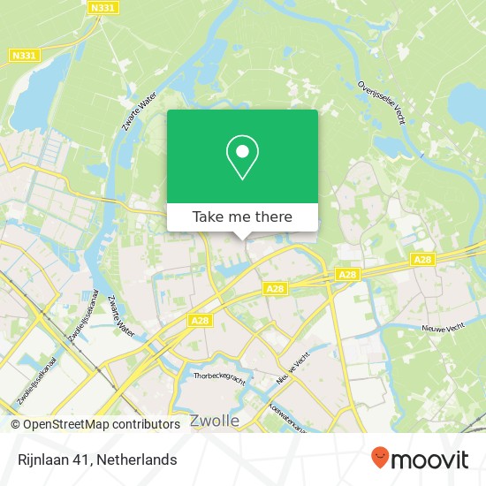 Rijnlaan 41, 8032 JZ Zwolle map