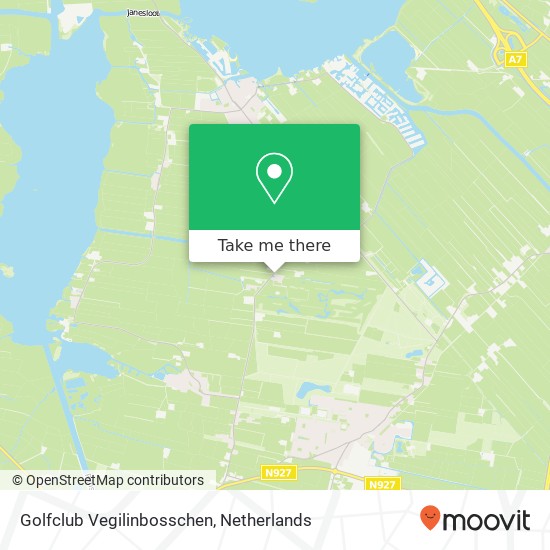 Golfclub Vegilinbosschen, Legemeersterweg Karte