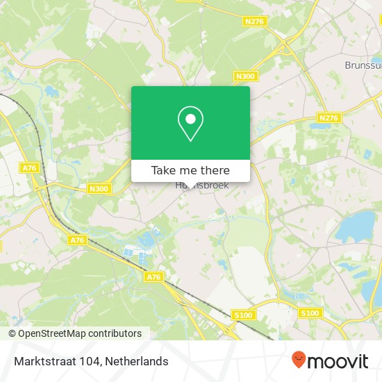 Marktstraat 104, Marktstraat 104, 6431 LS Hoensbroek, Nederland Karte