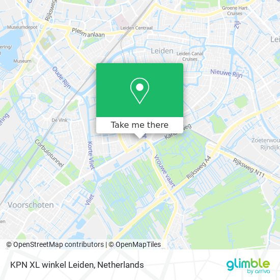 KPN XL winkel Leiden Karte