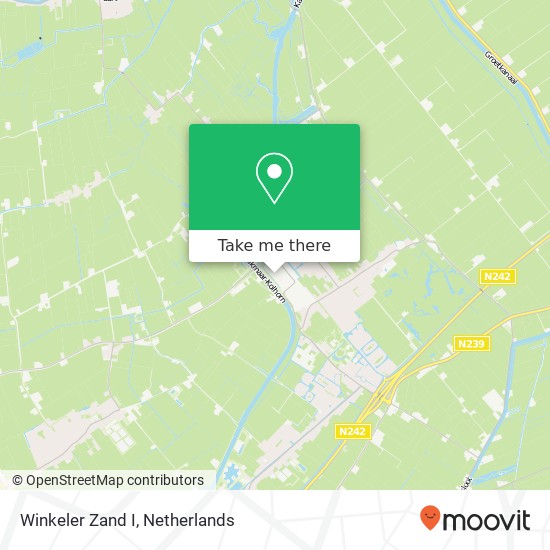 Winkeler Zand I map