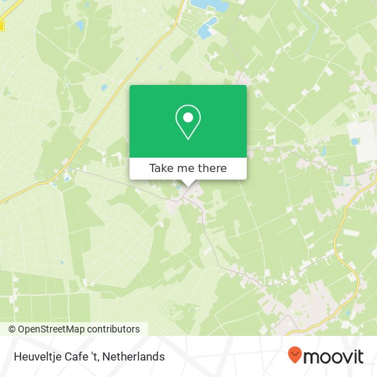 Heuveltje Cafe 't map