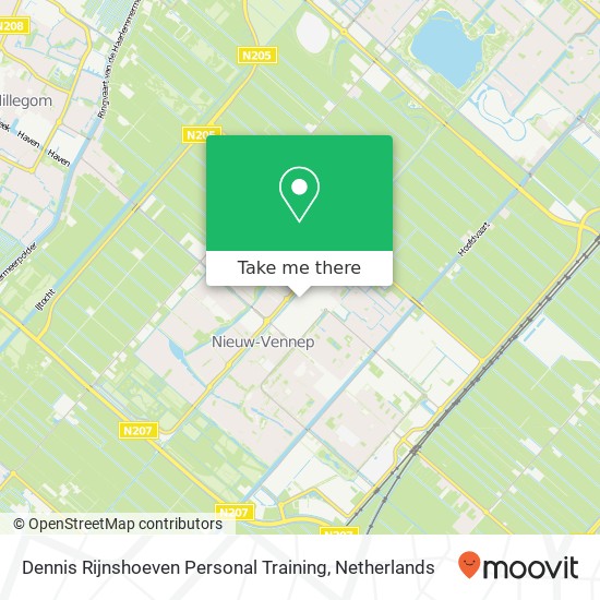 Dennis Rijnshoeven Personal Training, Lucas Bolsstraat 42 Karte