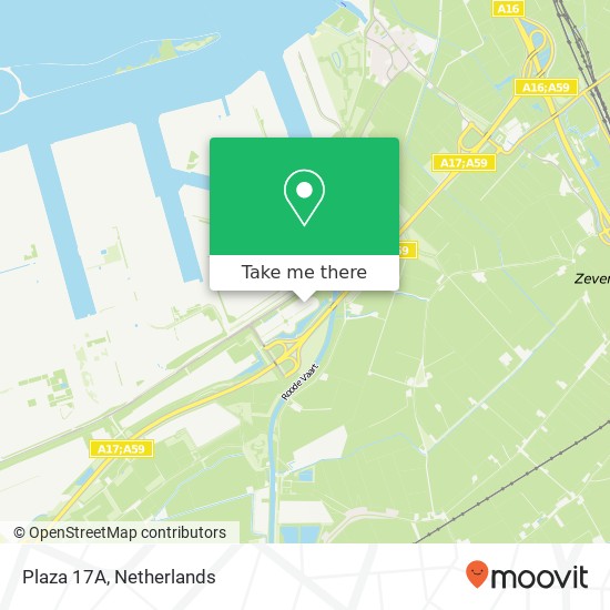 Plaza 17A, Plaza 17A, 4782 SL Moerdijk, Nederland map