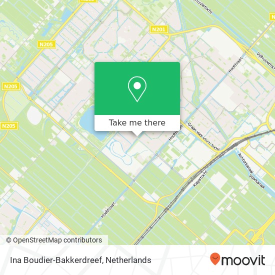 Ina Boudier-Bakkerdreef, 2135 HZ Hoofddorp map