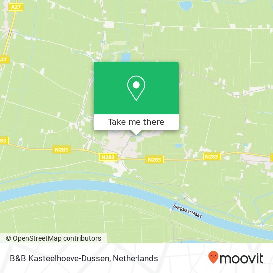 B&B Kasteelhoeve-Dussen, Binnen 3 Karte