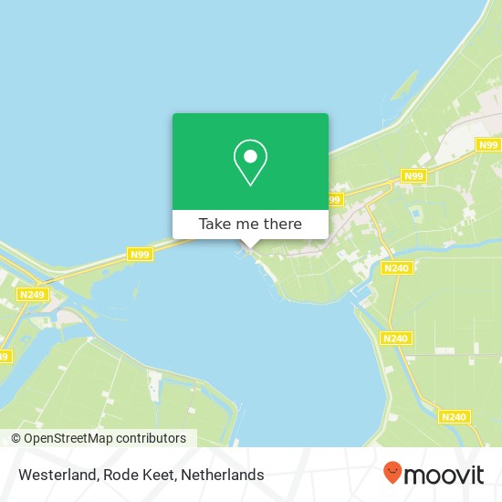 Westerland, Rode Keet map
