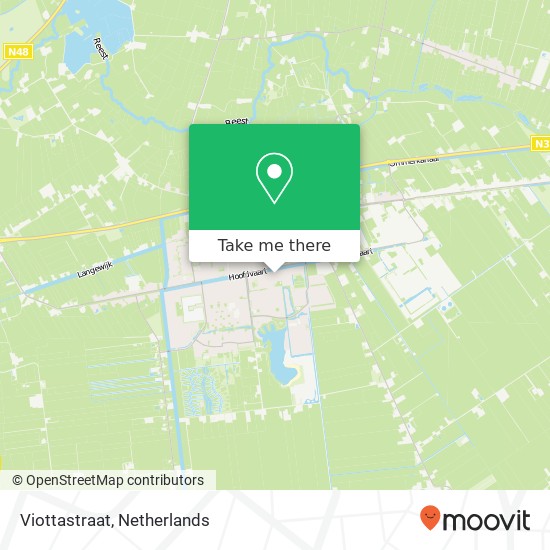 Viottastraat map