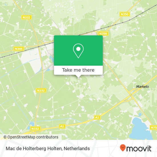 Mac de Holterberg Holten, Beusebergerweg 37 map