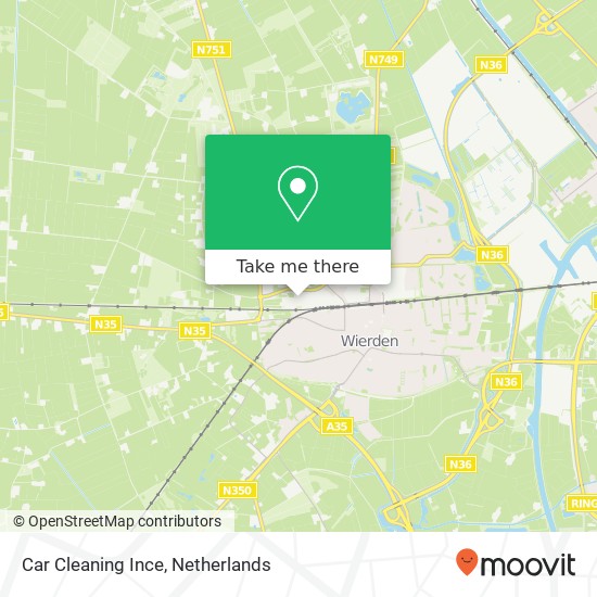 Car Cleaning Ince, Bedrijvenstraat 27 map