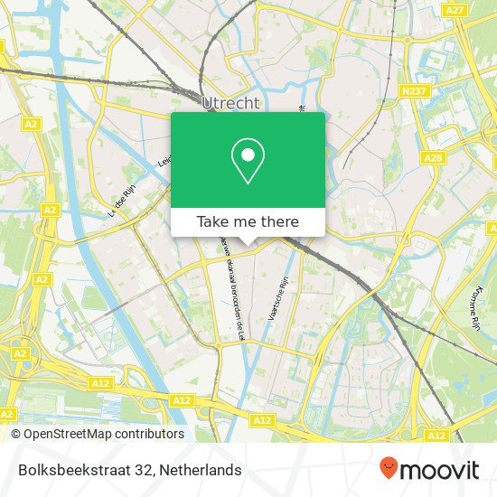 Bolksbeekstraat 32, 3521 CS Utrecht map