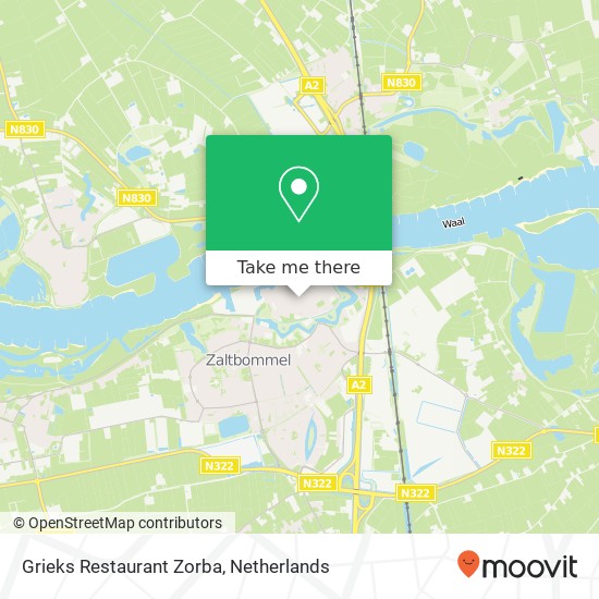 Grieks Restaurant Zorba, Boschstraat 45 map