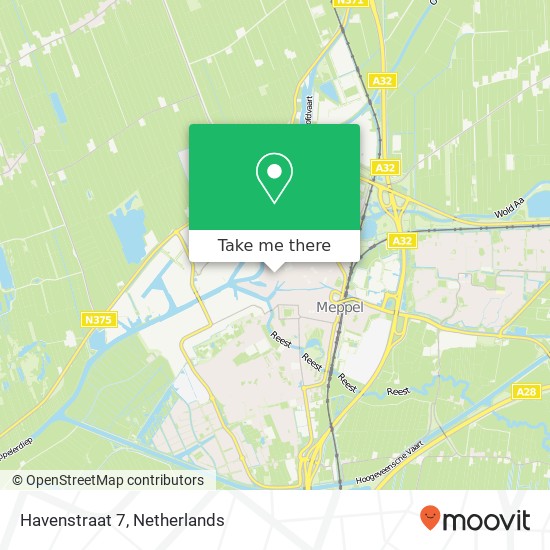 Havenstraat 7, 7941 CP Meppel map