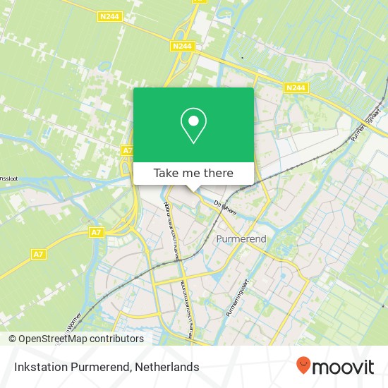 Inkstation Purmerend, Achterdijk 34 map