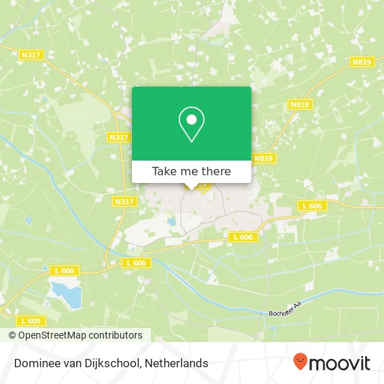 Dominee van Dijkschool, Maurits Prinsstraat 18 map