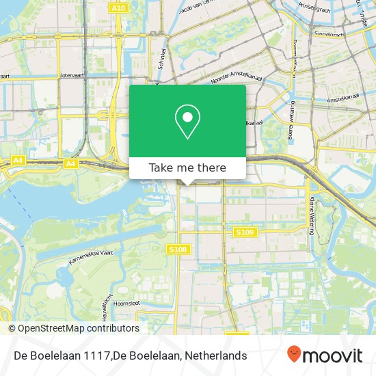 De Boelelaan 1117,De Boelelaan, 1081 HV Amsterdam map