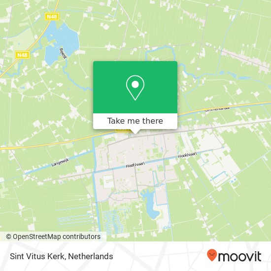 Sint Vitus Kerk, Langewijk 170 Karte