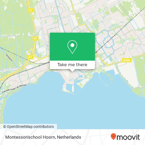 Montessorischool Hoorn, Gravenstraat 19 map