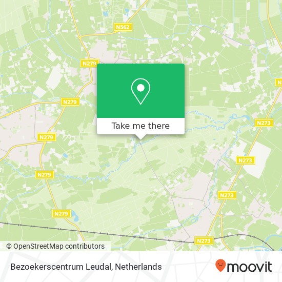 Bezoekerscentrum Leudal map