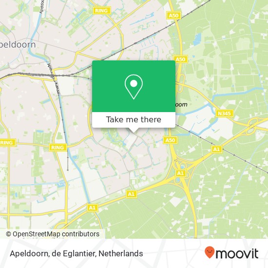 Apeldoorn, de Eglantier map