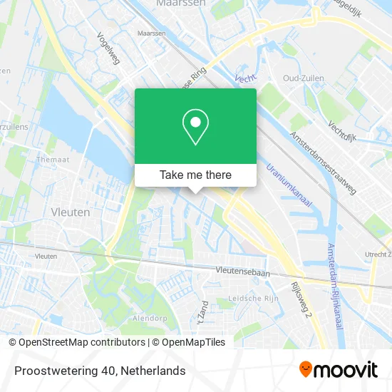 Proostwetering 40 map