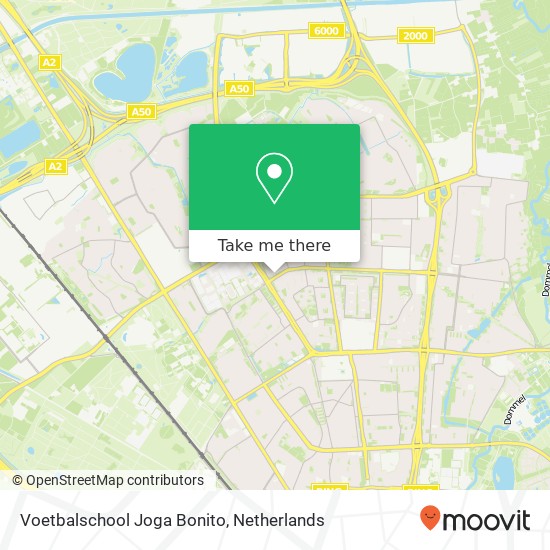 Voetbalschool Joga Bonito, 5625 Eindhoven map