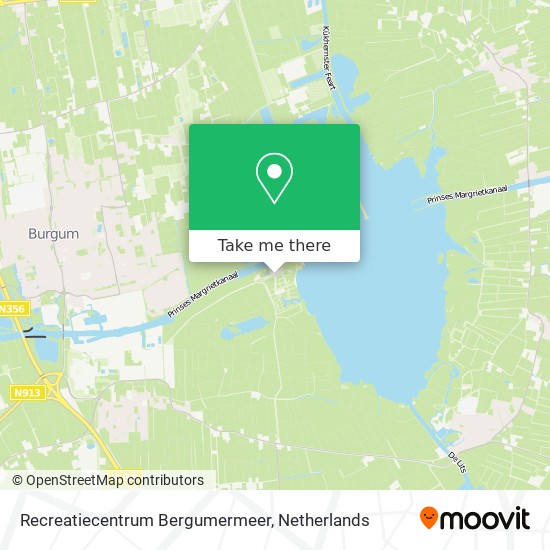 Recreatiecentrum Bergumermeer map
