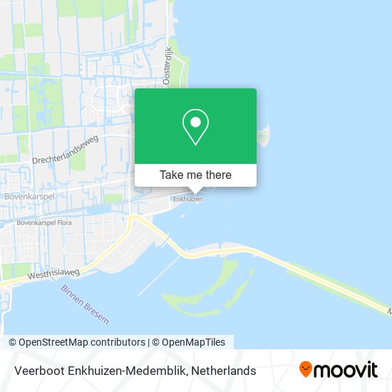 Veerboot Enkhuizen-Medemblik map