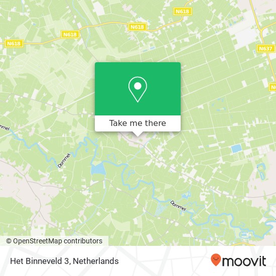 Het Binneveld 3, 5491 ZC Olland Karte