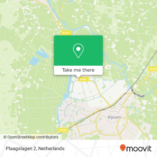 Plaagslagen 2, 7463 PH Rijssen map