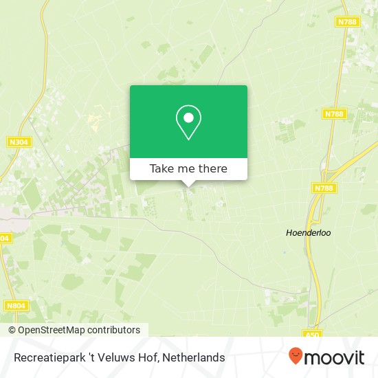 Recreatiepark 't Veluws Hof, Recreatiepark 't Veluws Hof, Krimweg 152-154, 7351 TM Hoenderloo, Nederland map