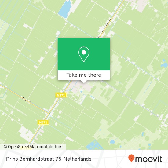 Prins Bernhardstraat 75, 9422 GB Smilde map