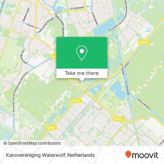 Kanovereniging Waterwolf, 2142 Haarlemmermeer map