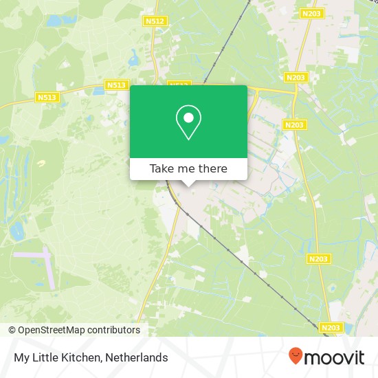 My Little Kitchen, Dorpsstraat 47 map