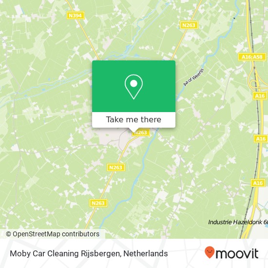 Moby Car Cleaning Rijsbergen, Van Oosterhoutstraat 6 Karte