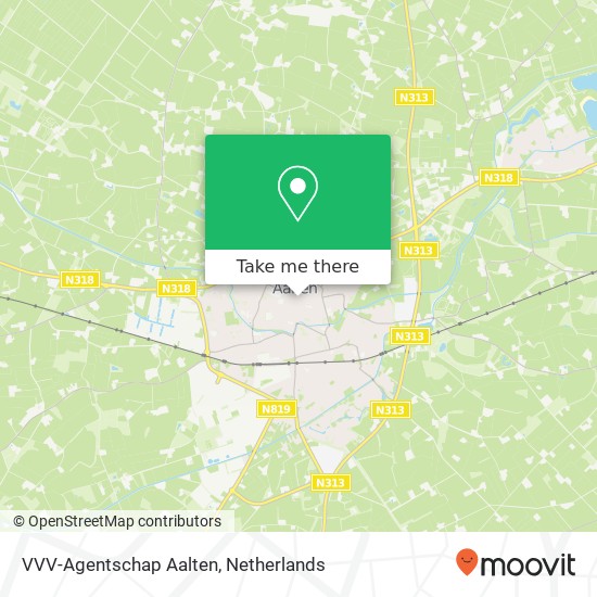 VVV-Agentschap Aalten Karte