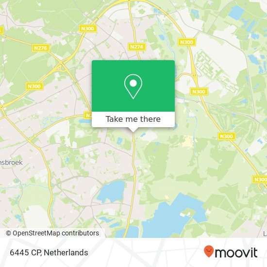 6445 CP, 6445 CP Brunssum, Nederland map