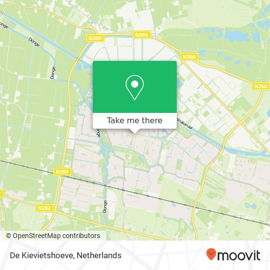 De Kievietshoeve, Nijkerkstraat 1 map