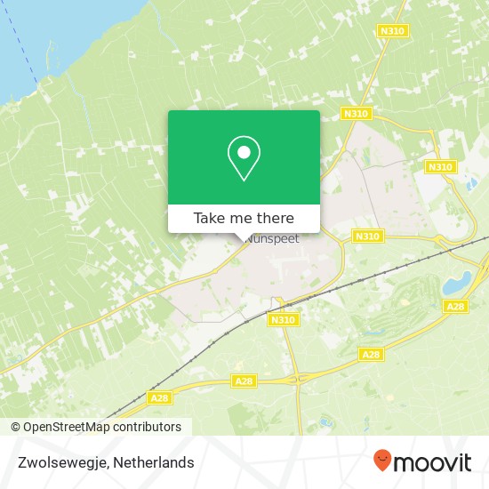 Zwolsewegje, 8071 Nunspeet map